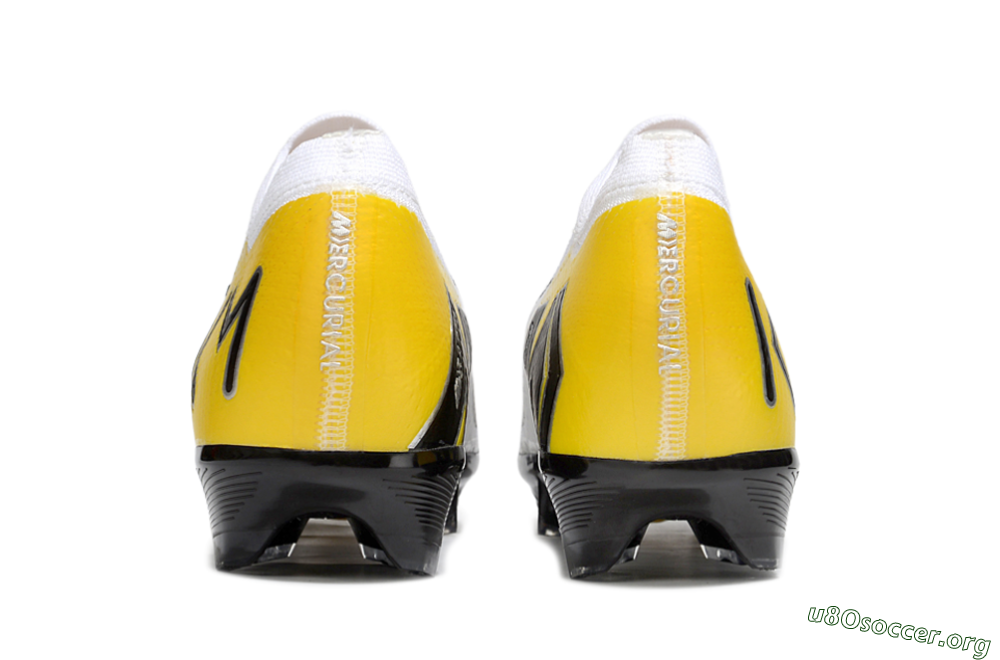 KM x Nike Air Zoom Mercurial Vapor 16 Elite FG Football Boots - White/Black/Yellow 5