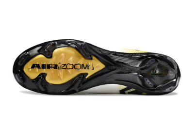 KM x Nike Air Zoom Mercurial Vapor 16 Elite FG Football Boots - White/Black/Yellow