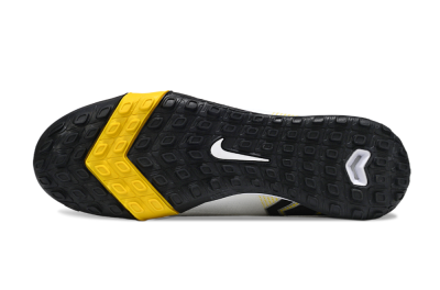 KM x Nike Air Zoom Mercurial Vapor 16 Elite TF Football Shoes - White/Black/Yellow