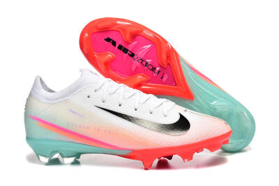 Nike Air Zoom Mercurial Vapor 16 Elite FG Football Boots - White/Black/Pink