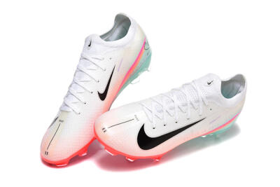 Nike Air Zoom Mercurial Vapor 16 Elite FG Football Boots - White/Black/Pink