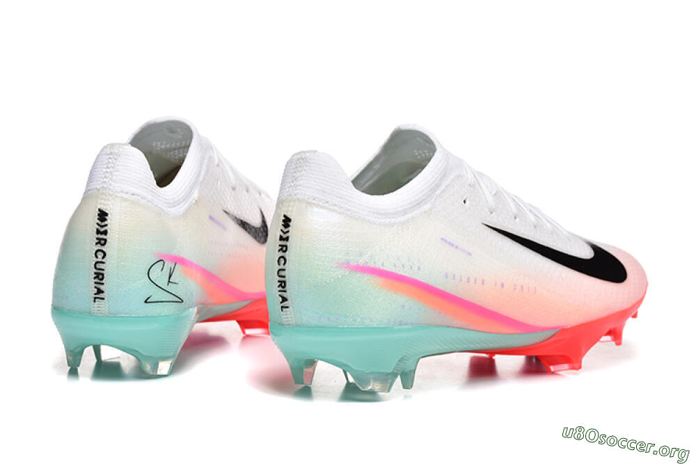 Nike Air Zoom Mercurial Vapor 16 Elite FG Football Boots - White/Black/Pink 5