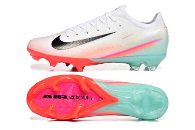 Nike Air Zoom Mercurial Vapor 16 Elite FG Football Boots - White/Black/Pink