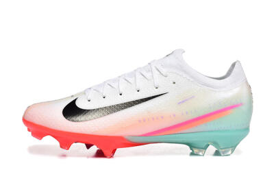 Nike Air Zoom Mercurial Vapor 16 Elite FG Football Boots - White/Black/Pink