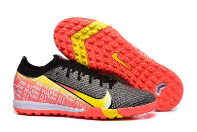 Nike Air Zoom Mercurial Vapor 16 Elite TF Football Shoes - Black/Yellow/Red