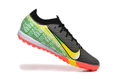 Nike Air Zoom Mercurial Vapor 16 Elite TF Football Shoes - Black/Yellow/Red