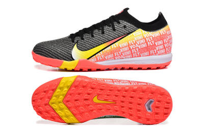 Nike Air Zoom Mercurial Vapor 16 Elite TF Football Shoes - Black/Yellow/Red