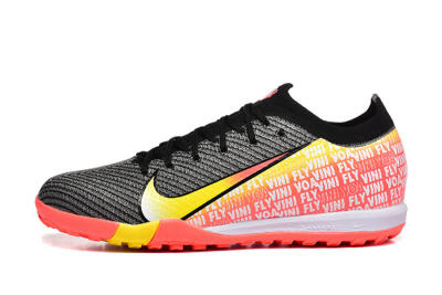 Nike Air Zoom Mercurial Vapor 16 Elite TF Football Shoes - Black/Yellow/Red
