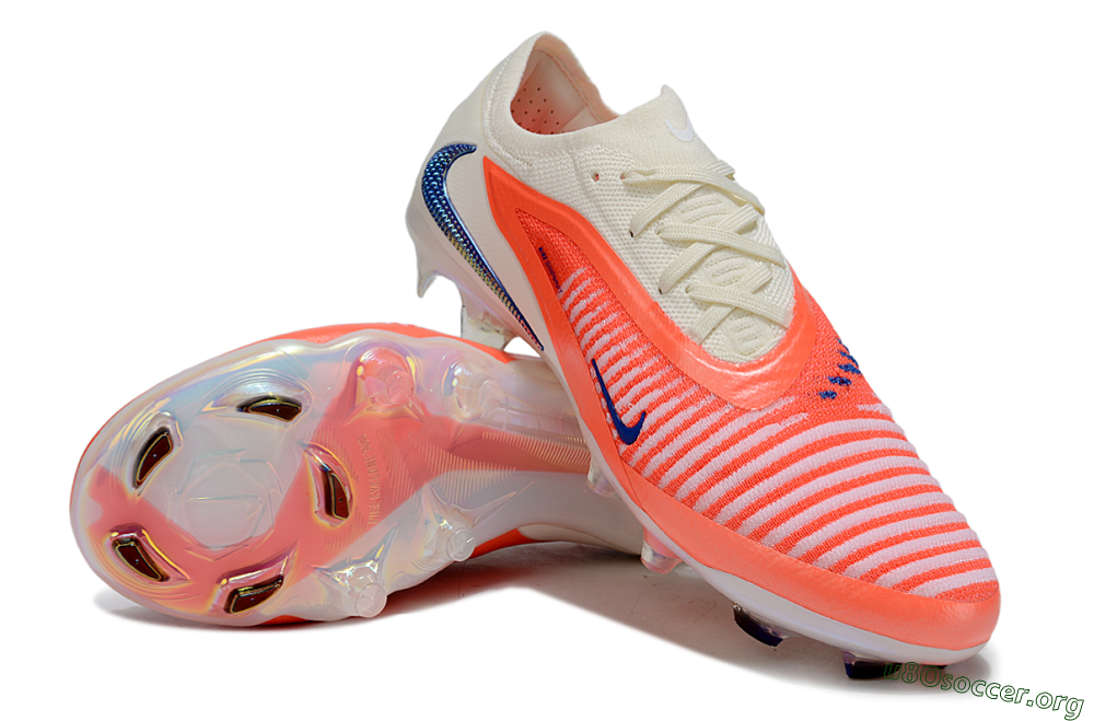 Nike Phantom 6 Low Elite FG Football Boots - Red/White/Black 4
