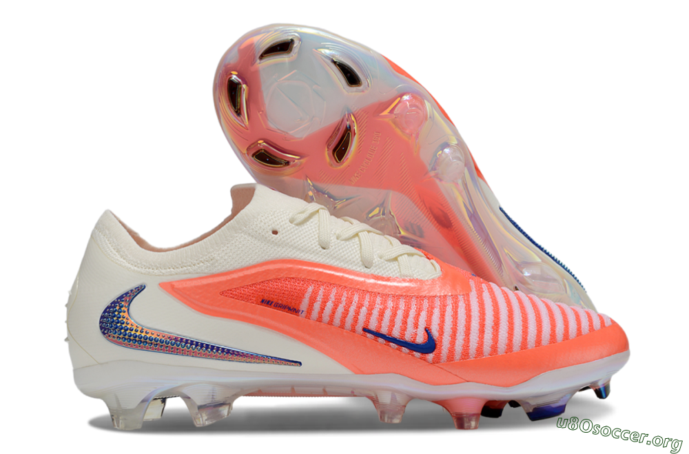 Nike Phantom 6 Low Elite FG Football Boots - Red/White/Black 2
