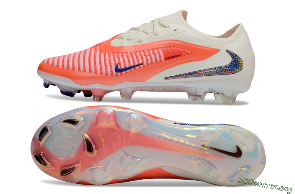 Nike Phantom 6 Low Elite FG Football Boots - Red/White/Black 1