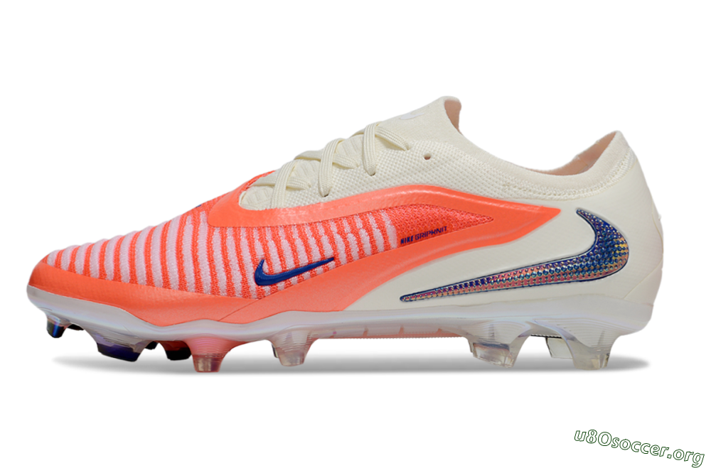 Nike Phantom 6 Low Elite FG Football Boots - Red/White/Black 3