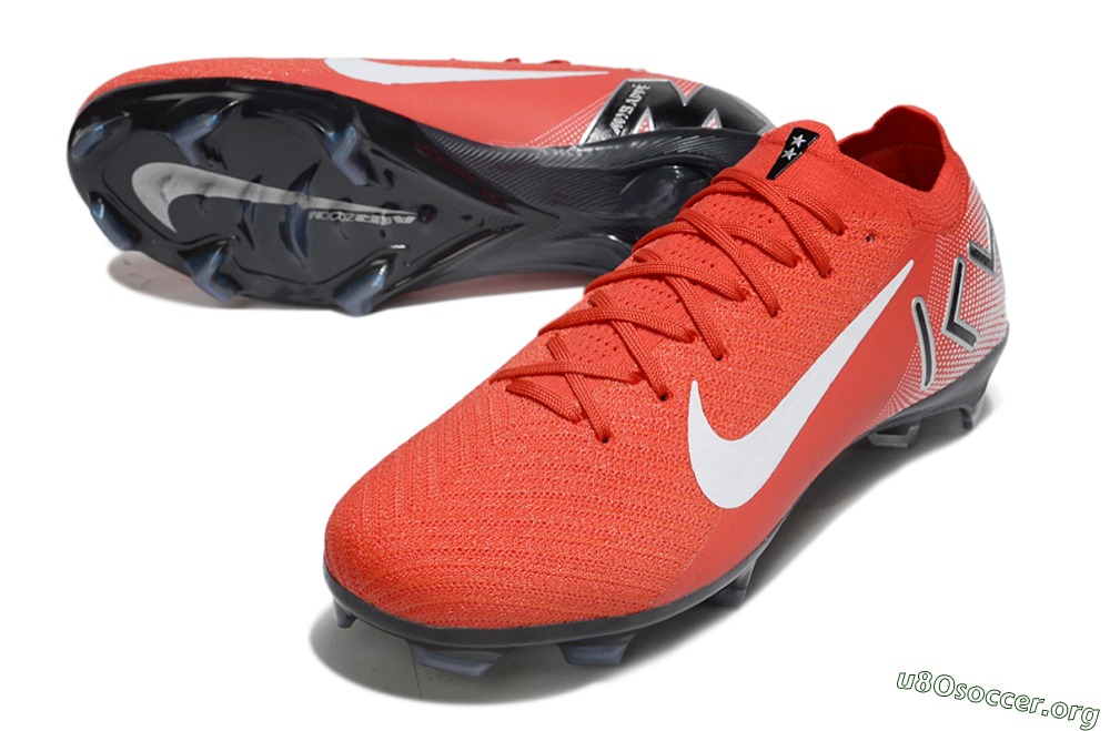 KM x Nike Air Zoom Mercurial Vapor 16 Elite FG Football Boots - Red/White/Silver 0