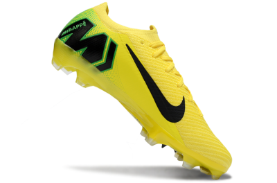 KM x Nike Air Zoom Mercurial Vapor 16 Elite FG Football Boots - Yellow/Black/Green