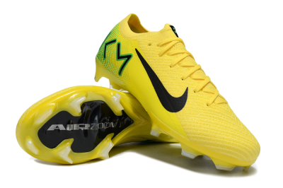 KM x Nike Air Zoom Mercurial Vapor 16 Elite FG Football Boots - Yellow/Black/Green