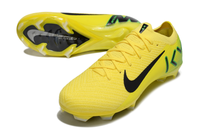 KM x Nike Air Zoom Mercurial Vapor 16 Elite FG Football Boots - Yellow/Black/Green