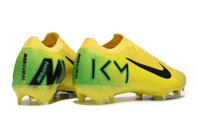 KM x Nike Air Zoom Mercurial Vapor 16 Elite FG Football Boots - Yellow/Black/Green