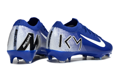 KM x Nike Air Zoom Mercurial Vapor 16 Elite FG Football Boots - Blue/White/Black