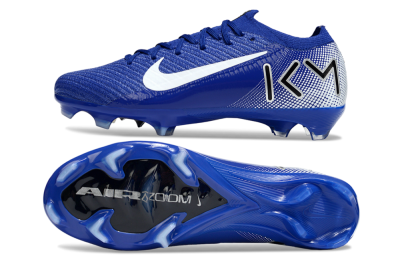 KM x Nike Air Zoom Mercurial Vapor 16 Elite FG Football Boots - Blue/White/Black