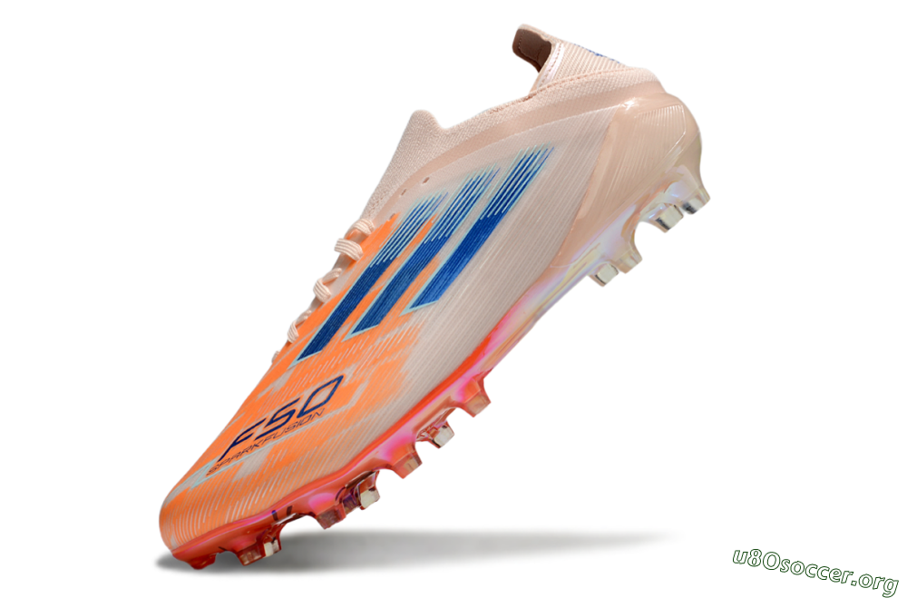 Adidas F50 Elite FG Football Boots - Pink/Orange/Blue 5