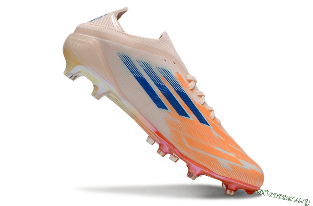 Adidas F50 Elite FG Football Boots - Pink/Orange/Blue 4