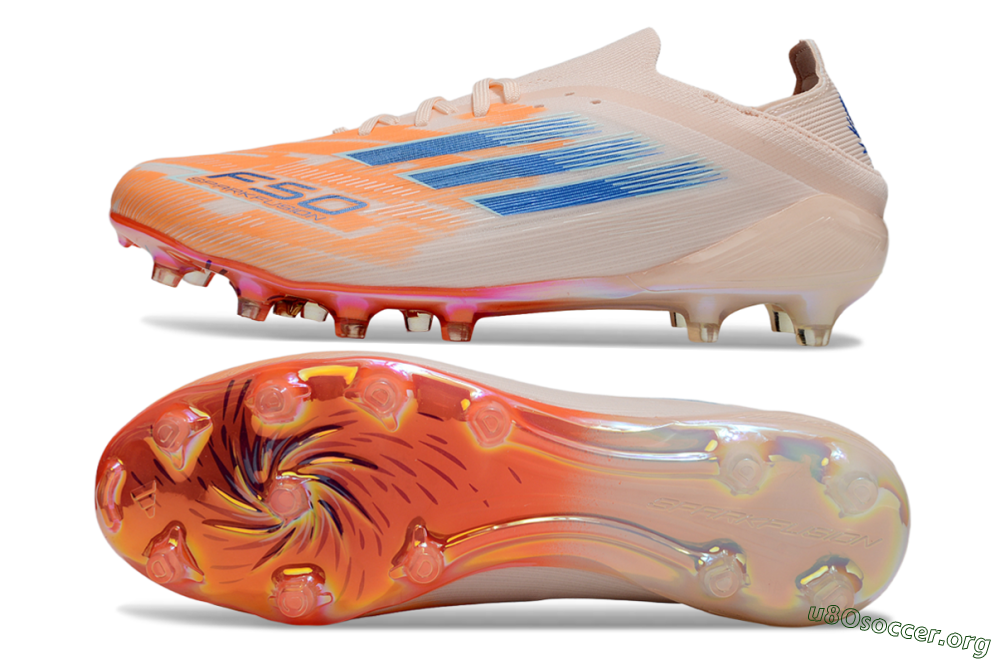 Adidas F50 Elite FG Football Boots - Pink/Orange/Blue 1