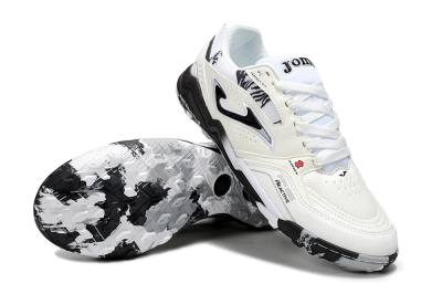 Joma Top Flex TF Football Shoes - Beige/Black/White