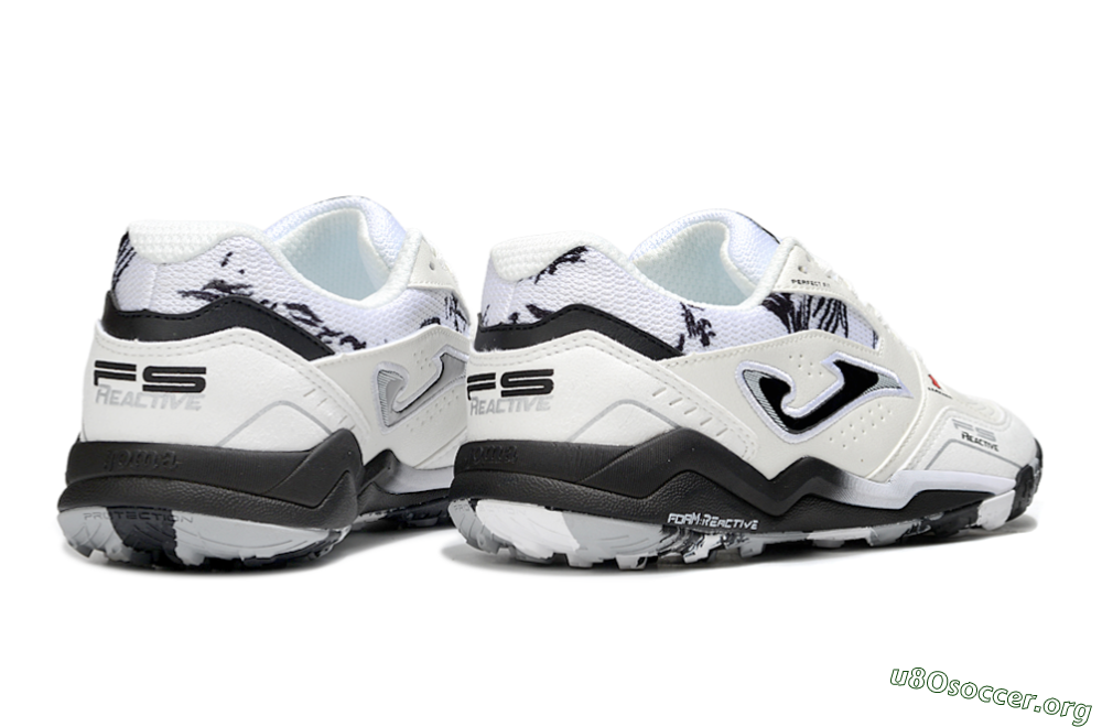 Joma Top Flex TF Football Shoes - Beige/Black/White 6