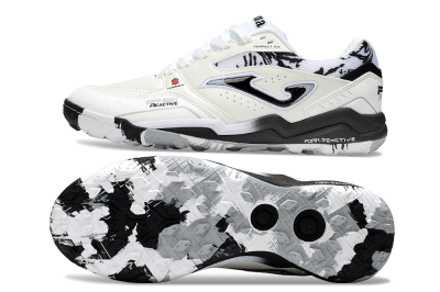 Joma Top Flex TF Football Shoes - Beige/Black/White