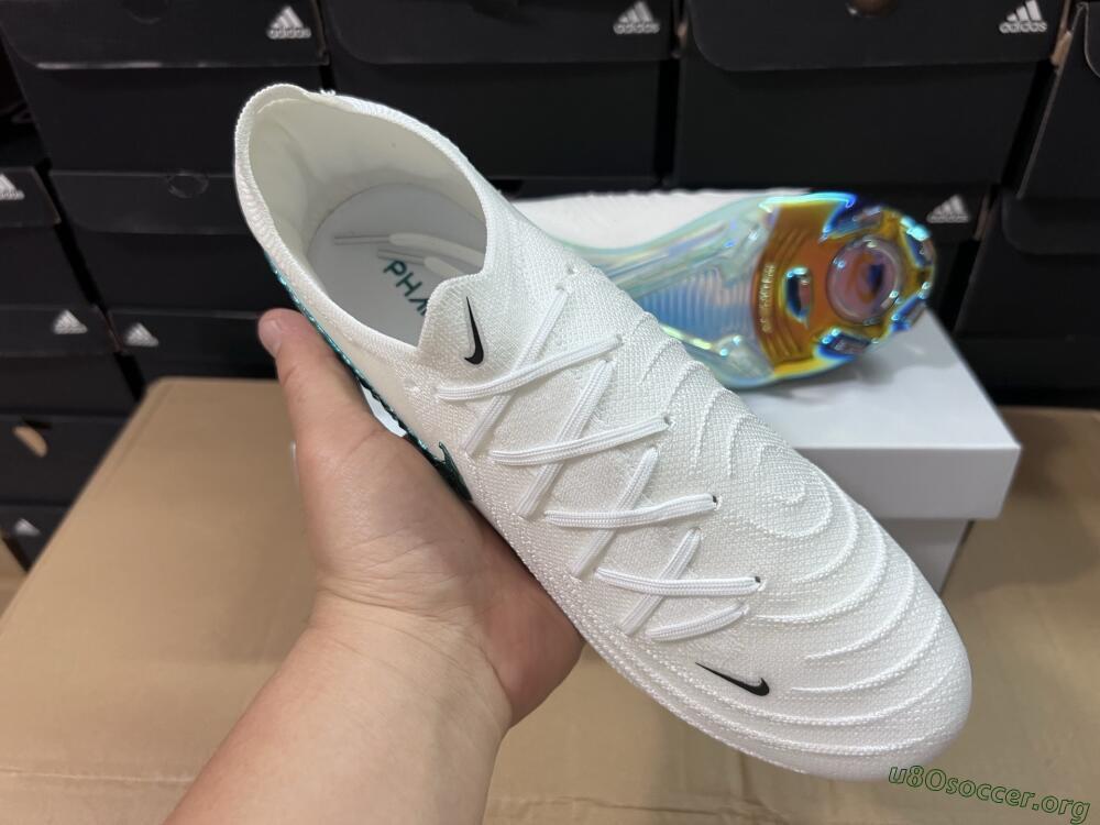 Nike Phantom GX 2 Elite FG Football Boots - White/Black/Jade
