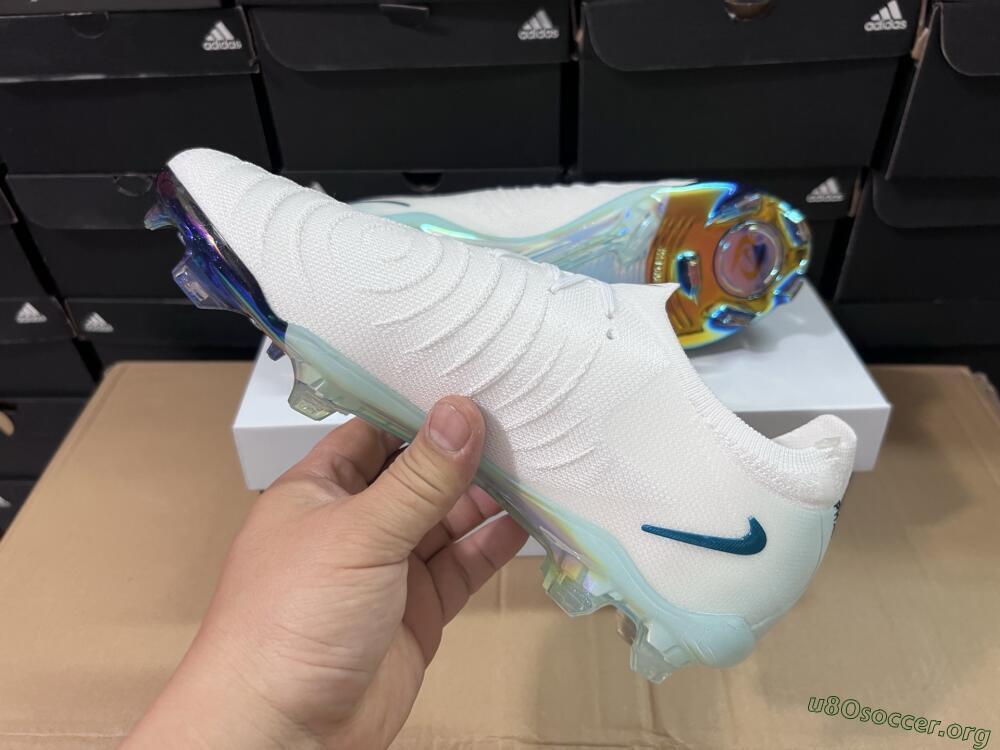 Nike Phantom GX 2 Elite FG Football Boots - White/Black/Jade