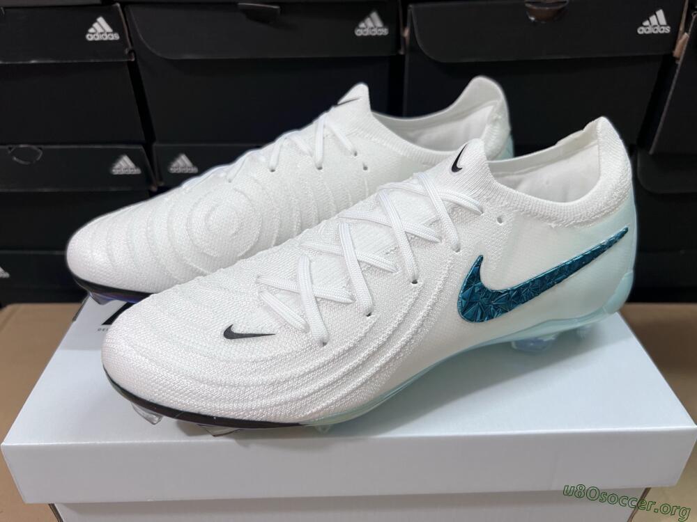 Nike Phantom GX 2 Elite FG Football Boots - White/Black/Jade
