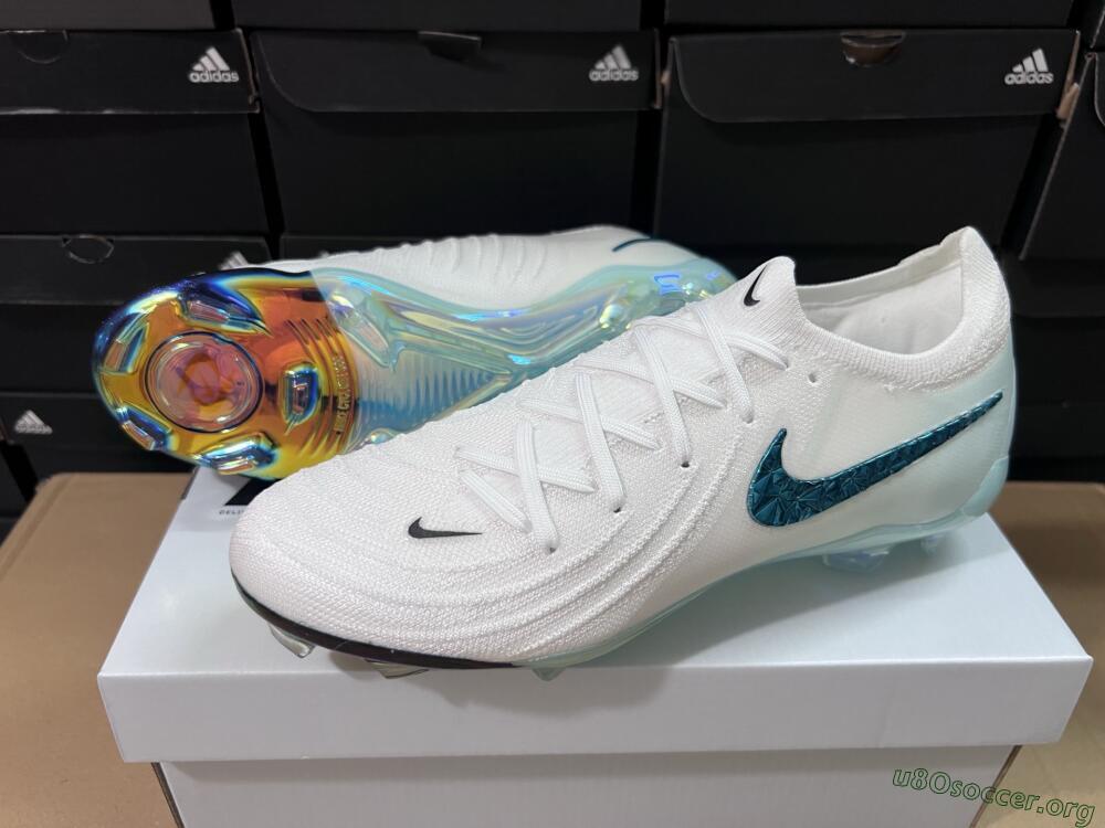 Nike Phantom GX 2 Elite FG Football Boots - White/Black/Jade