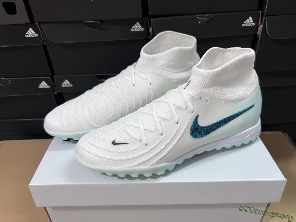 Nike Phantom Luna Elite TF Football Shoes - Beige/Green