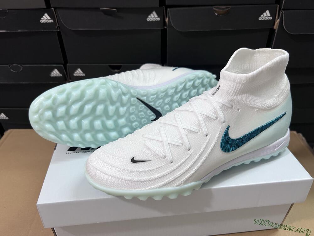 Nike Phantom Luna Elite TF Football Shoes - Beige/Green