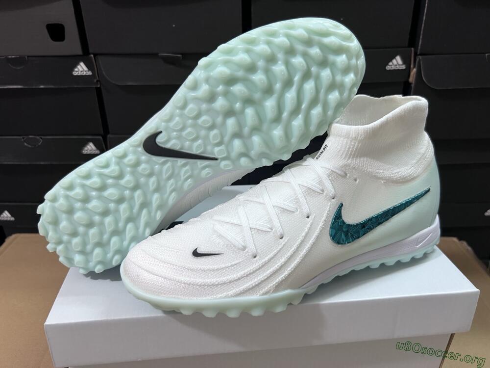 Nike Phantom Luna Elite TF Football Shoes - Beige/Green
