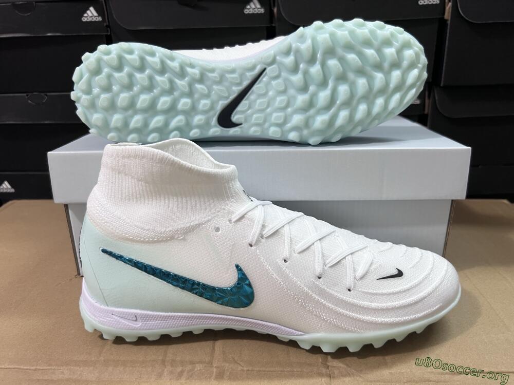 Nike Phantom Luna Elite TF Football Shoes - Beige/Green