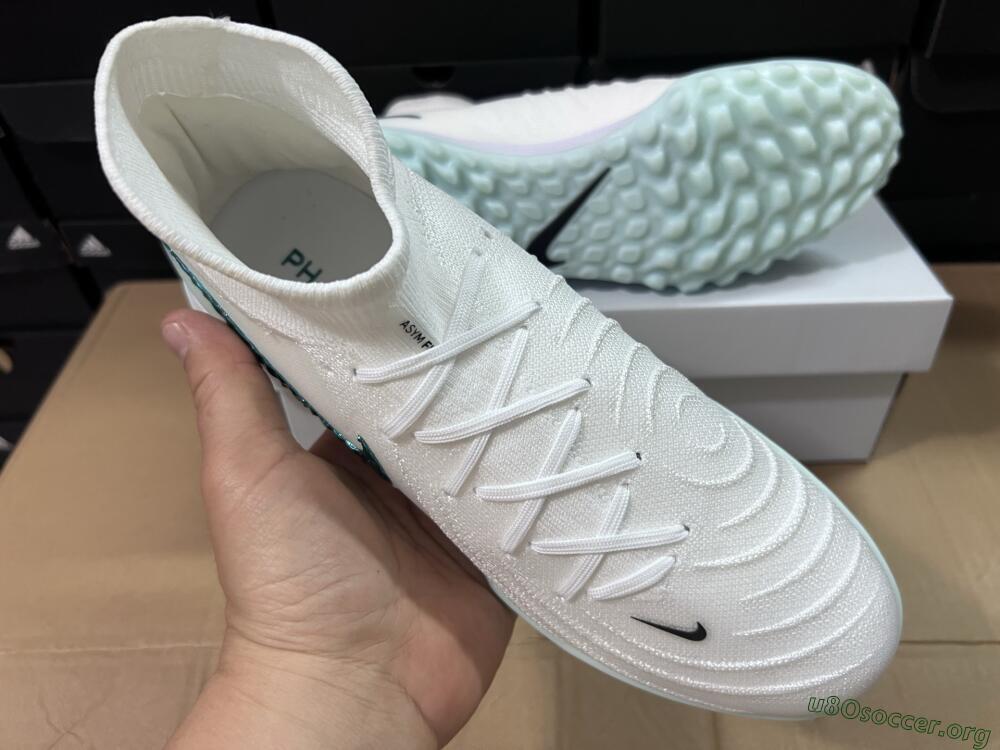 Nike Phantom Luna Elite TF Football Shoes - Beige/Green