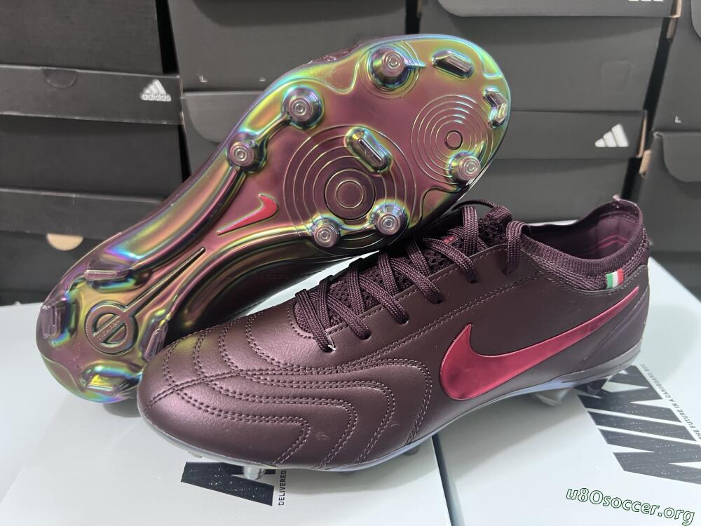 Nike Tiempo Legend 10 Elite FG Football Boots - Red/Gold