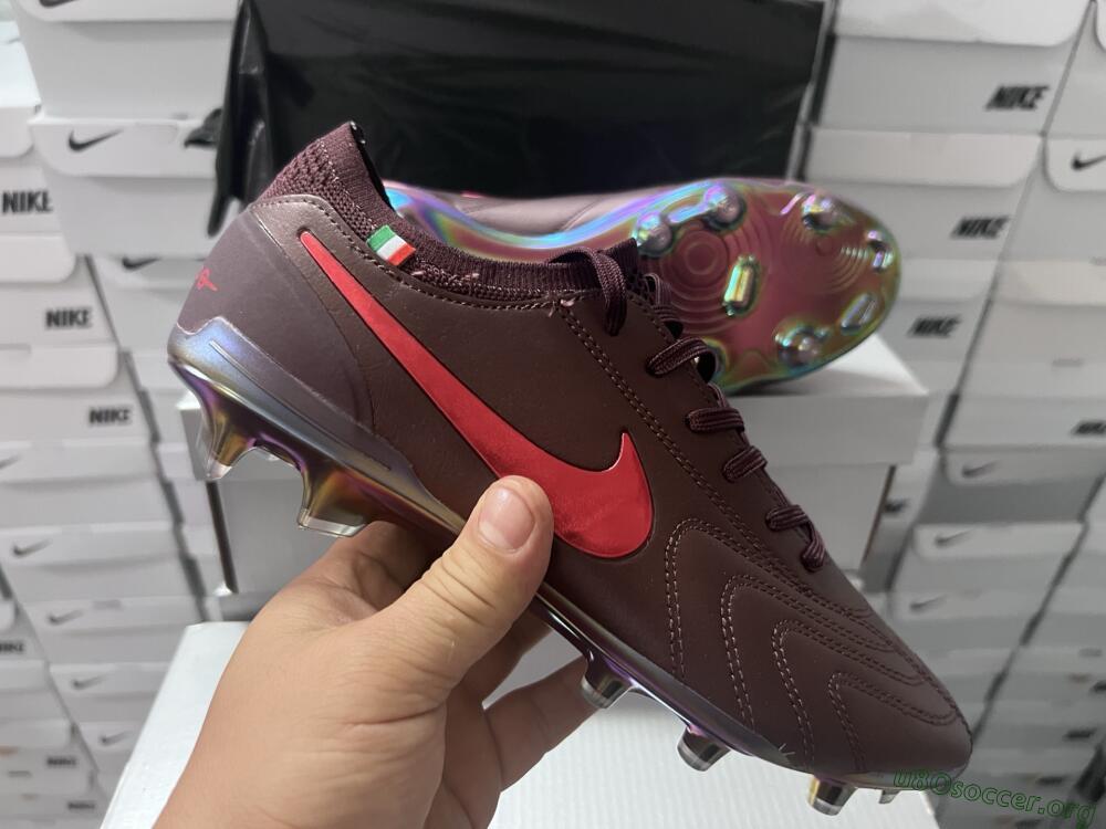 Nike Tiempo Legend 10 Elite FG Football Boots - Red/Gold
