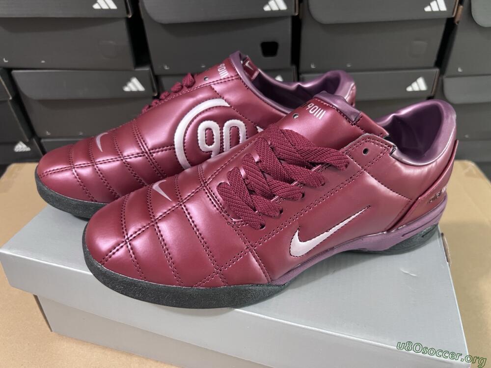 Nike Total 90 II IC Football Shoes - Red/Black/White