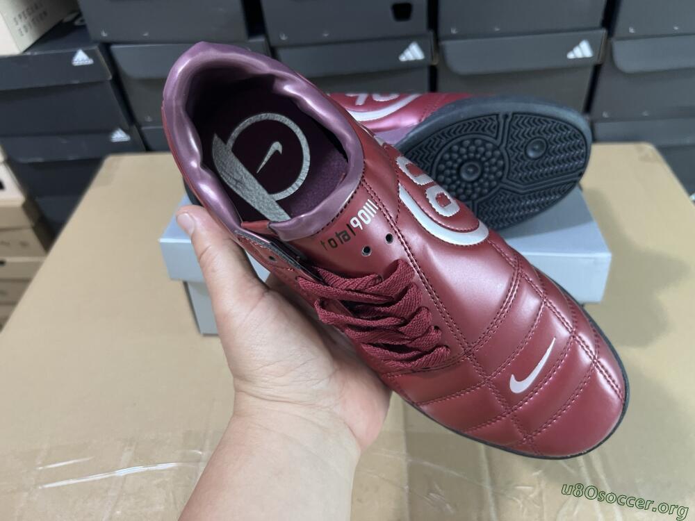 Nike Total 90 II IC Football Shoes - Red/Black/White