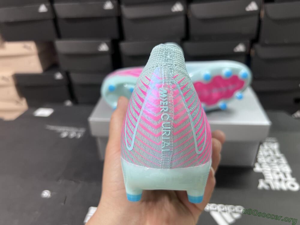 Nike Air Zoom Mercurial Vapor 16 Elite AG Football Boots - Jade/Pink/White