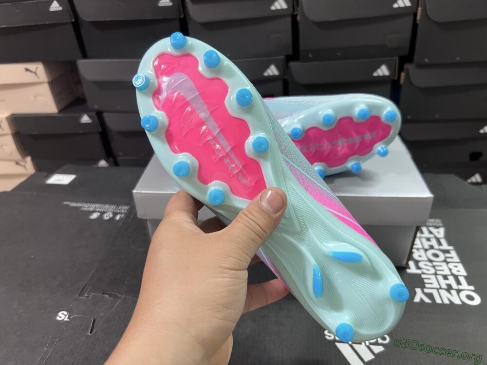 Nike Air Zoom Mercurial Vapor 16 Elite AG Football Boots - Jade/Pink/White