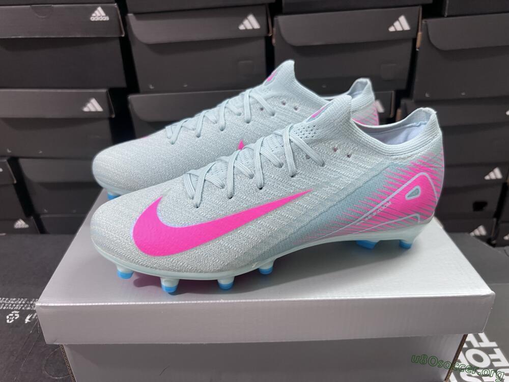 Nike Air Zoom Mercurial Vapor 16 Elite AG Football Boots - Jade/Pink/White