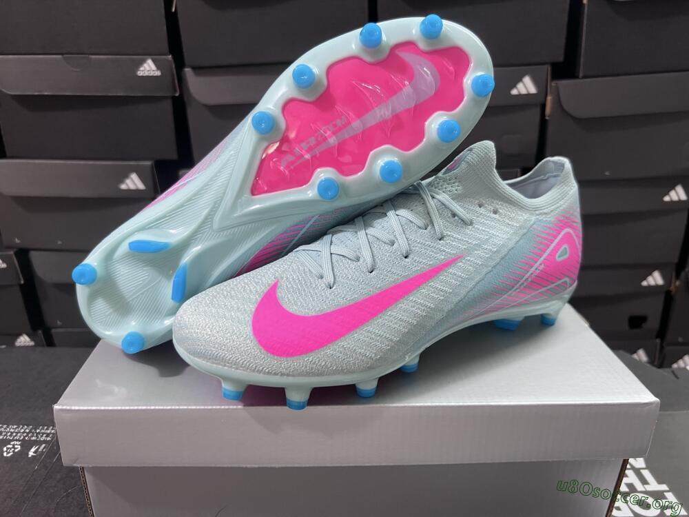 Nike Air Zoom Mercurial Vapor 16 Elite AG Football Boots - Jade/Pink/White