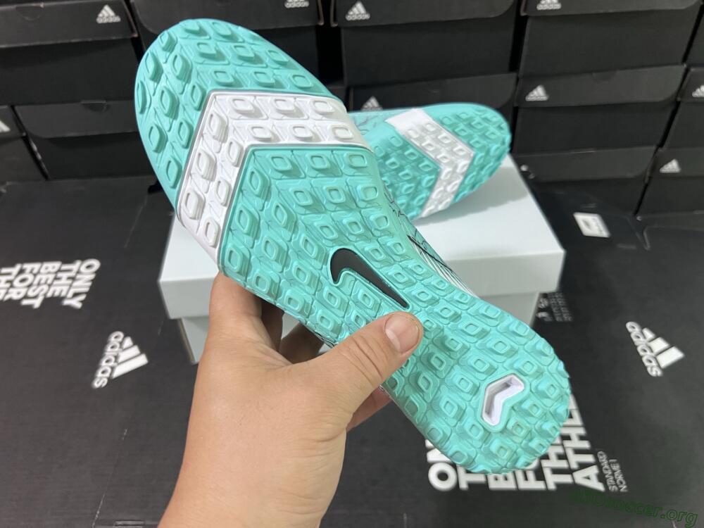 Nike Air Zoom Mercurial Superfly 10 Elite TF Football Shoes - Jade/Black/White