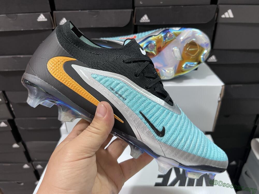 Nike Phantom 6 Low Elite FG Football Boots - Black/Jade/Silver