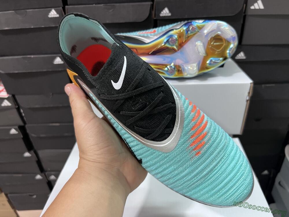 Nike Phantom 6 Low Elite FG Football Boots - Black/Jade/Silver