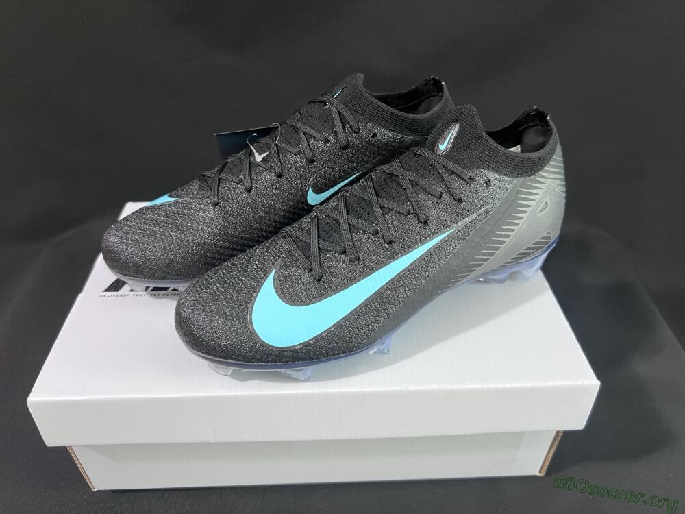 Nike Air Zoom Mercurial Vapor 16 Elite FG Football Boots - Black/Jade
